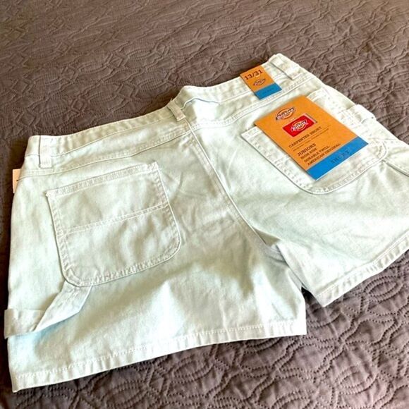 Dickies mint High Rise Carpenter Shorts Size 13/31 - Picture 5 of 5